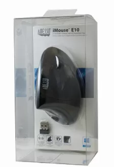 Mouse Adesso Imouse E10 óptico, 6 Botones, 2000 Dpi, Interfaz Rf Inalámbrico, Batería Aaa, Color Negro
